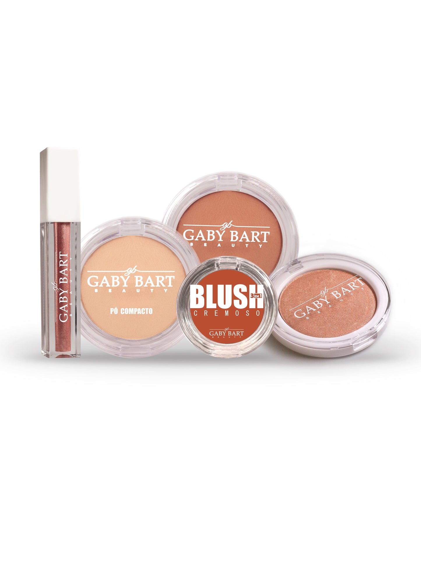 Kit de maquillaje de durazno