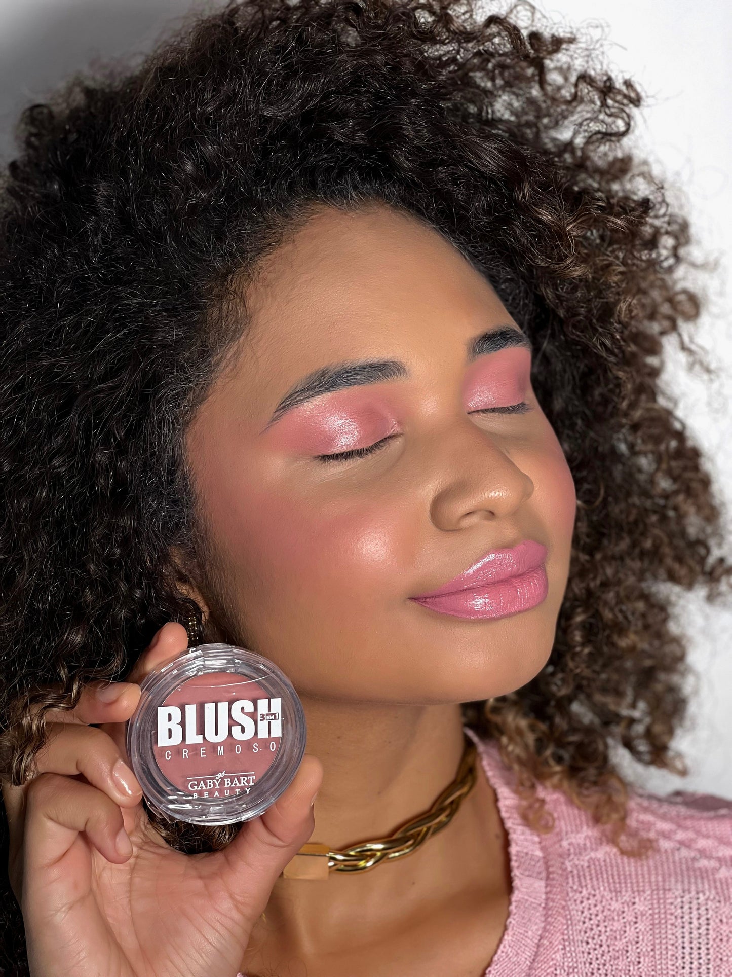 BLUSH CREMOSA 3IN1 - ROSA