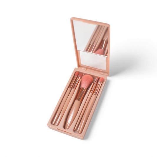 Estuche marrón del kit de cepillo