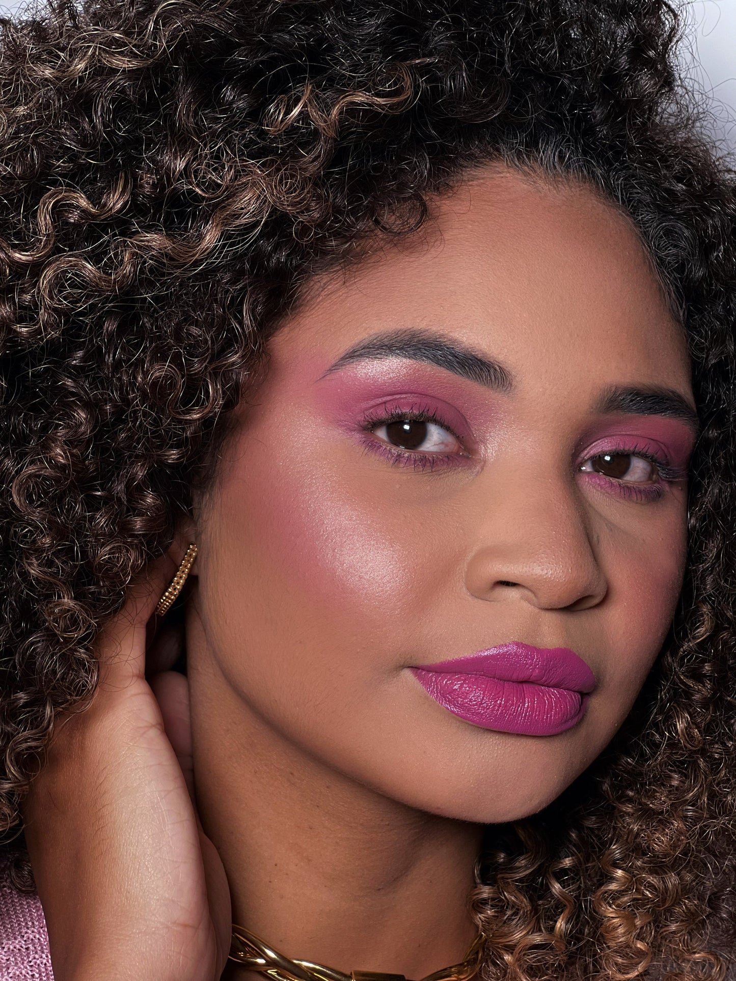 Kit de maquillaje púrpura