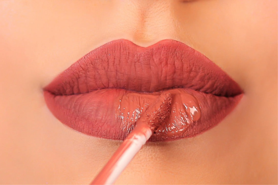 Lápiz labial líquido mate - terracota